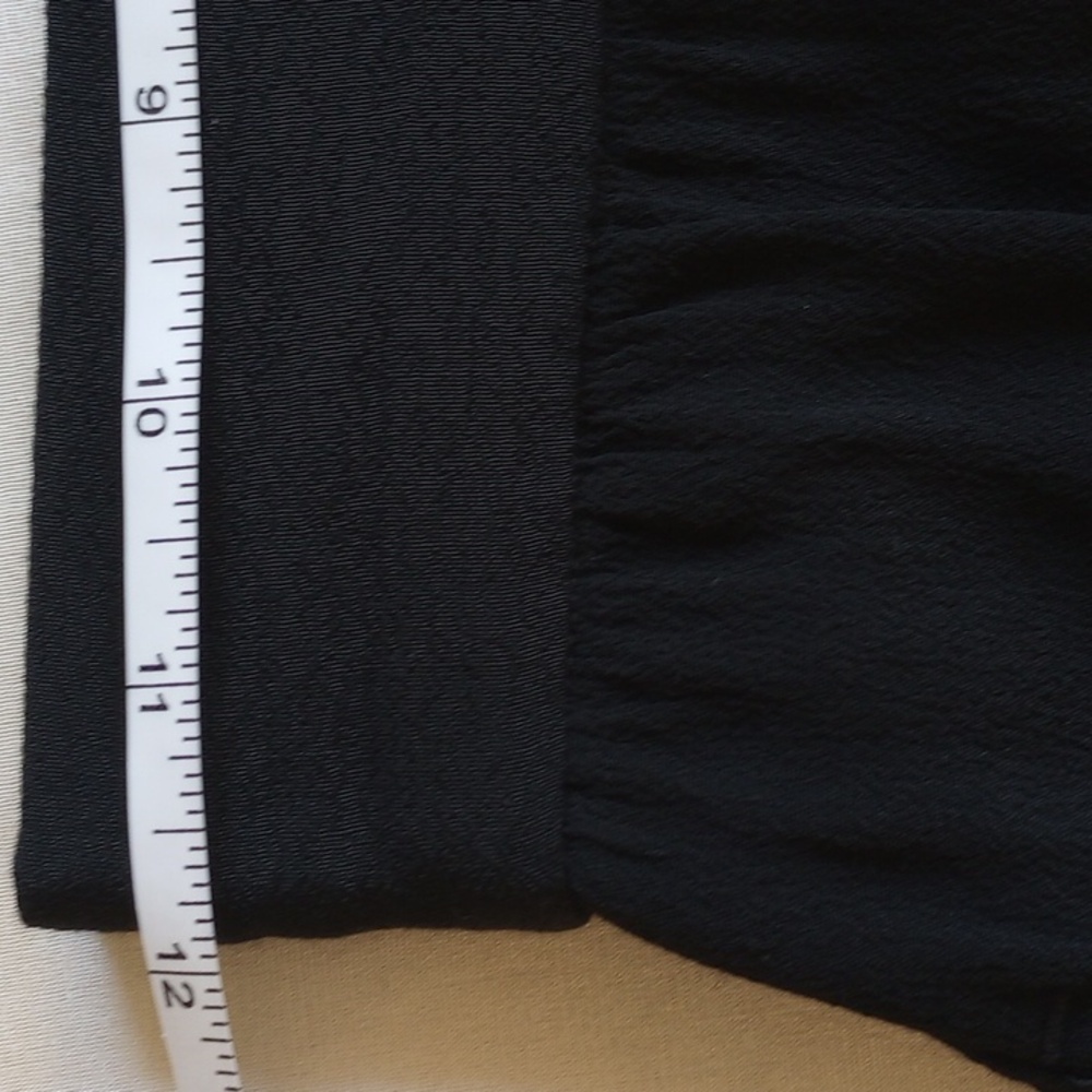 NWOT Madewell Huston Pull-On Crop Pants XXS Black G2036 - Picture 10 of 13
